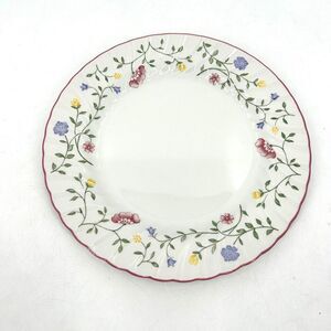 JOHNSON BROS. Vintage China White Pink Floral England Large Dinner Plate 9.75"